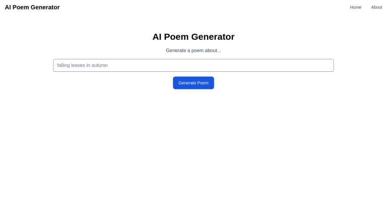 An introduction to the AI Poem Generator, a tool that uses artificial intelligence to create unique rhyming poems on any topic.
