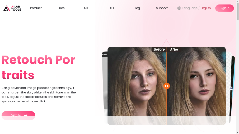 An AI-powered photo editor with various features for image editing and enhancement.