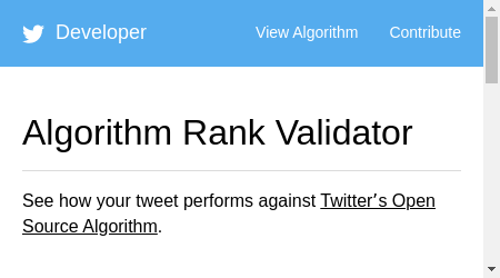 algorithm rank validator