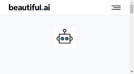 DesignerBot logo with the text "AI-powered presentation tool" below it.