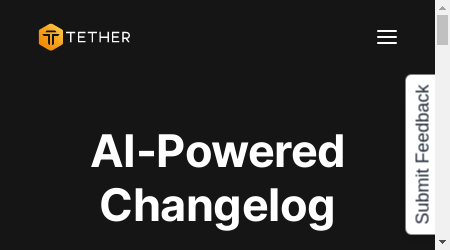 A person using a computer to create a changelog with AI-Powered Changelog.