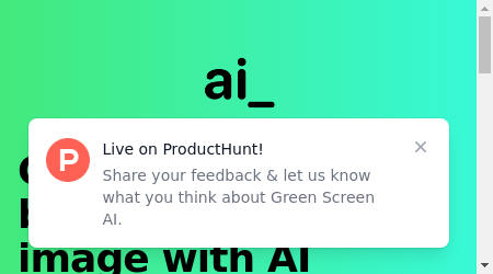 A person using Green Screen AI software to remove the background from a video.