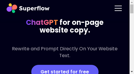 Superflow Rewrite is an AI-powered copilot that streamlines website copywriting, collects feedback, and collaborates with teams. It offers flexible annotation options, task management, and seamless integrations with third-party tools.