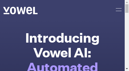 A person using Vowel AI to take notes during a meeting.