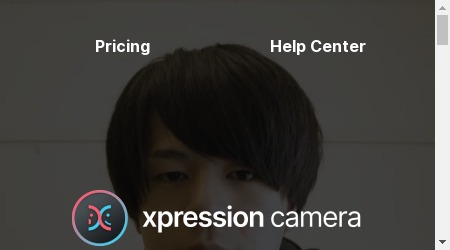 Xpression Camera logo on a white background with the tagline "Real-time generative AI for video chatting and live streaming"