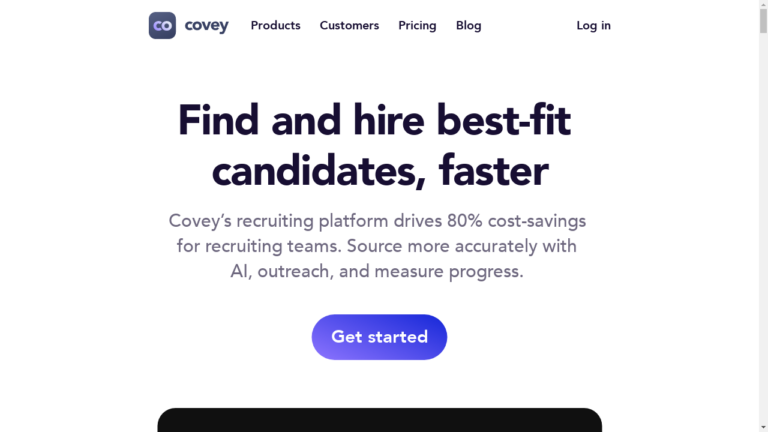 "Illustration of Covey Scout AI Talent Sourcing Tool in action"