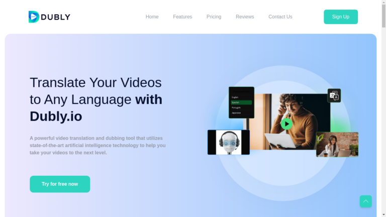 "An AI-powered tool translating and dubbing videos"