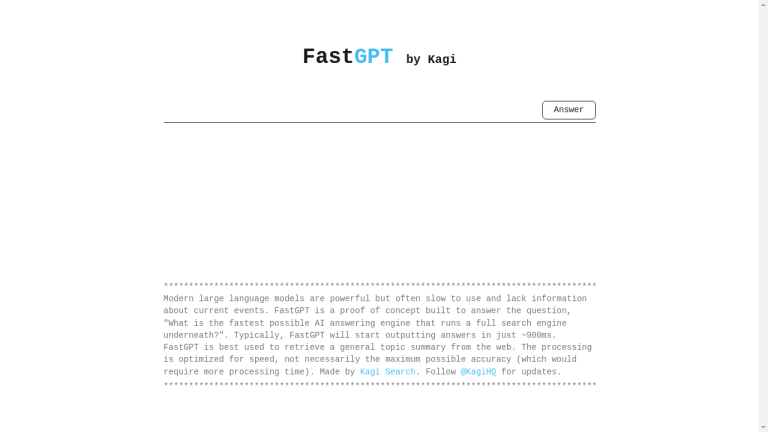 A screenshot of the FastGPT website showing its features, pricing models, and frequently asked questions.