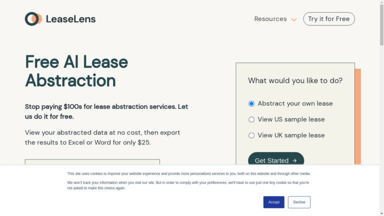 "Illustration of LeaseLens AI Lease Abstraction Software"