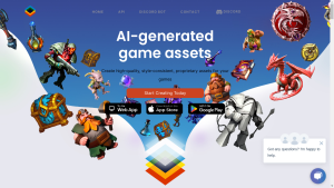 "Scenario is an AI-powered platform for efficient game asset creation. Features include customizable generative AI engines and a user-friendly interface. Pricing plans include a free plan, pro plan, and enterprise plan."