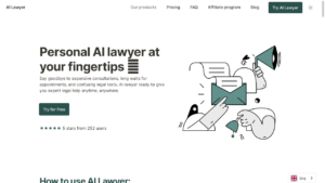 AI Lawyer - A cutting-edge legal tech solution for instant legal help and document creation.