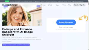 AI Image Enlarger - Enhancing image resolution with AI technology