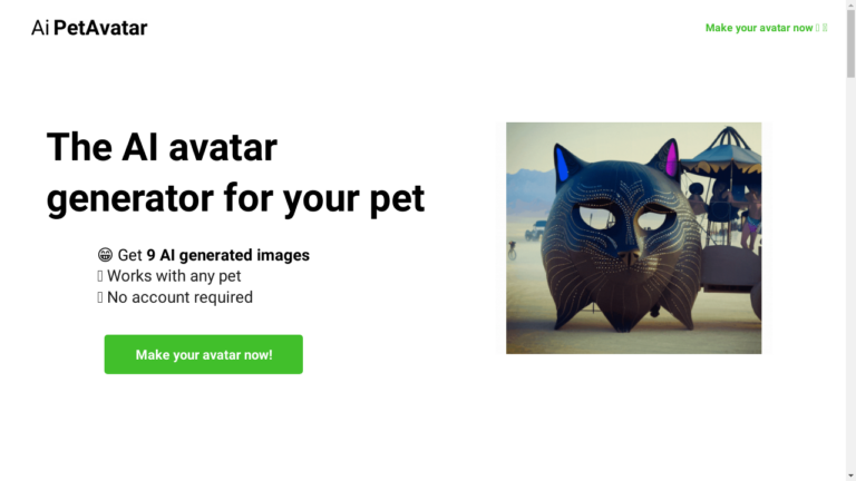 "A cute dog transformed into an AI avatar"