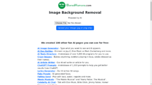 An image of a person using Image Background Removal to remove the background from a photo.