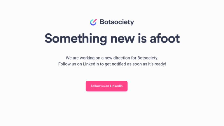 Illustration of a person designing a chatbot with Botsociety