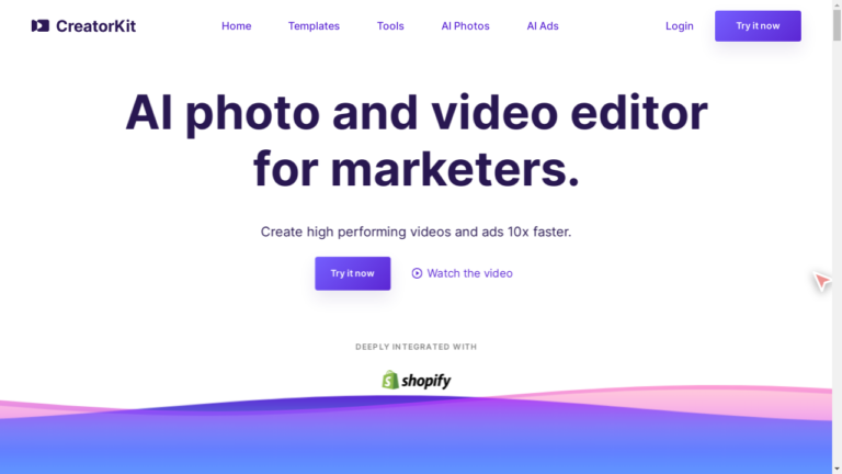 CreatorKit - Professional video editing software for e-commerce businesses