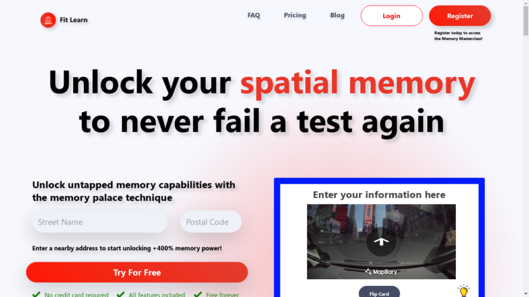 Fit Learn - AI-powered memory enhancement tool