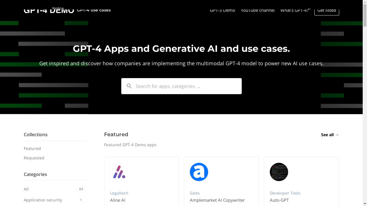 "A visual representation of the GPT-4 Demo, showcasing its powerful multimodal AI capabilities."