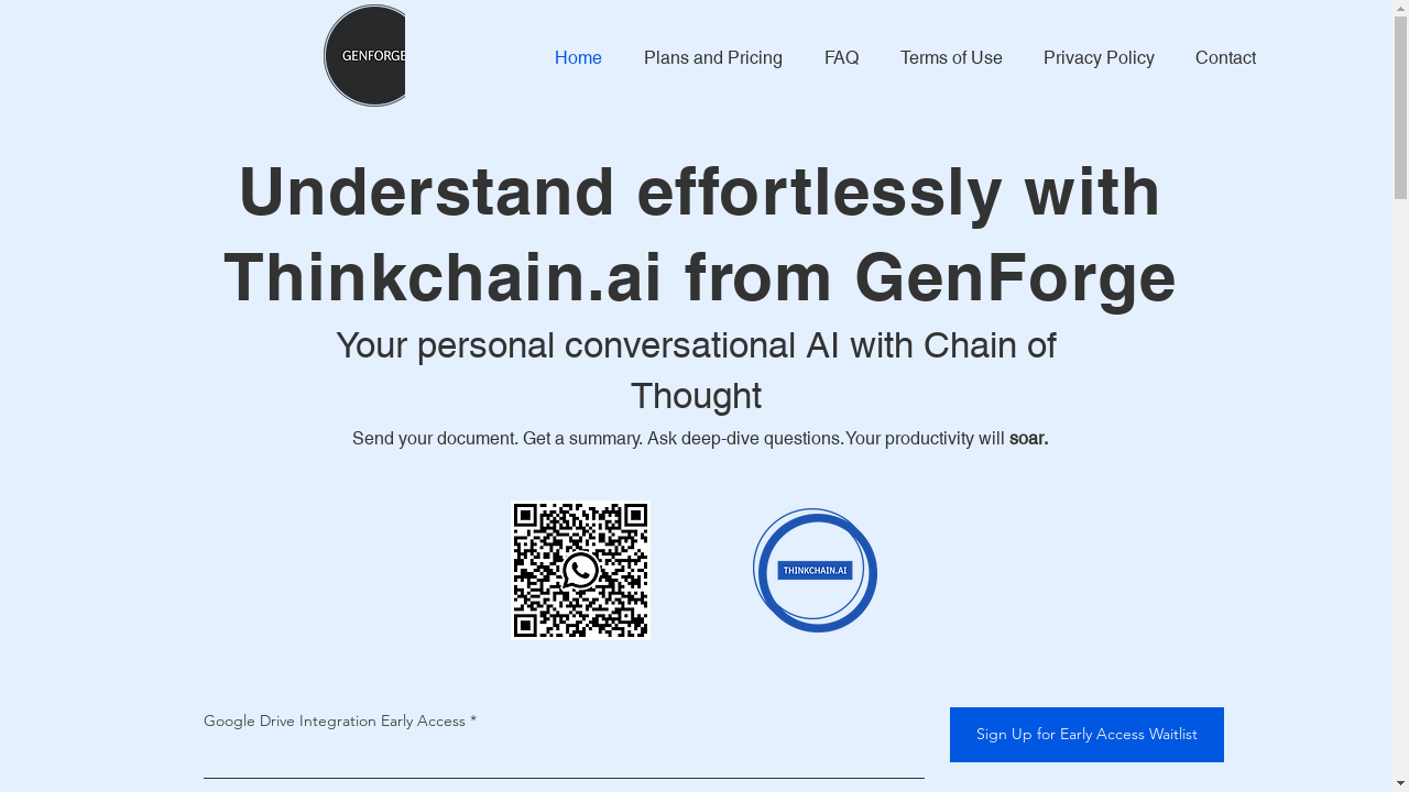 "Illustration of GenChat AI tool summarizing a document"