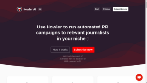 "An image showcasing the power of Howler AI in media outreach"