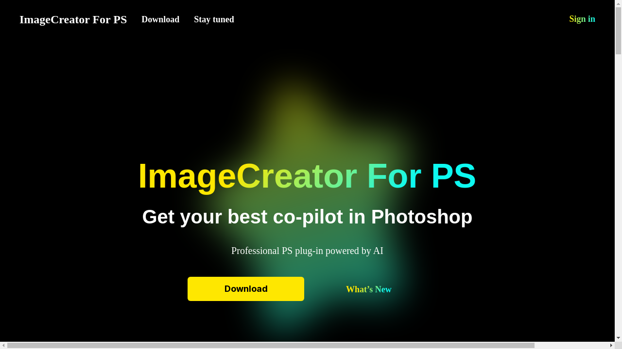 AI-powered ImageCreator plugin for Adobe Photoshop