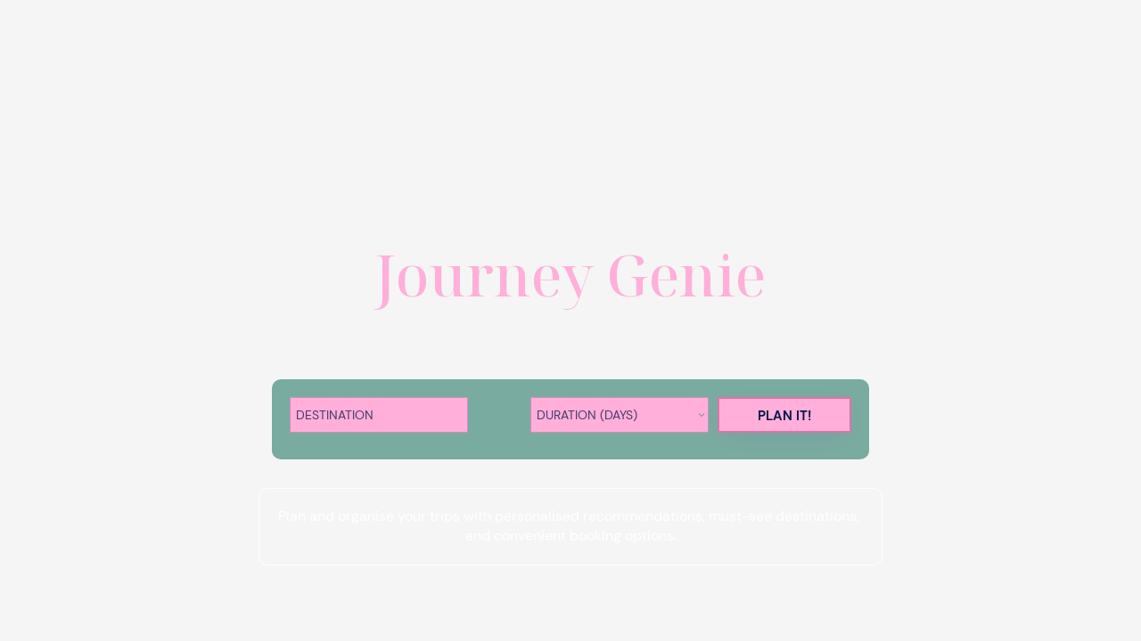 journey genie