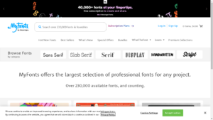 MyFonts - Explore a vast collection of fonts for all your design needs.