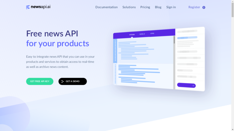 "A person using NewsAPI.ai to access global news"