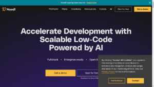 "Noodl Low-Code Development Platform"