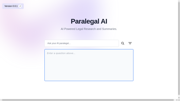 A person using Paralegal AI on a laptop