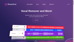 "AI-Powered PhonicMind Tool - Remove vocals and isolate instruments effortlessly"