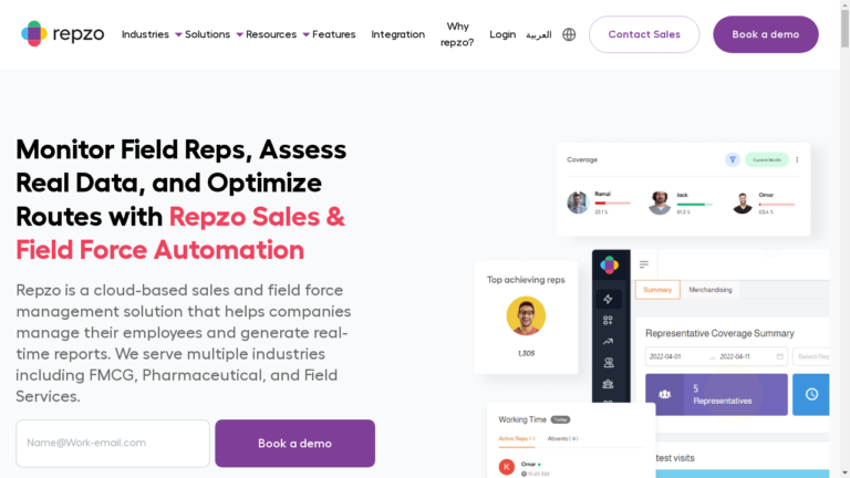 Repzo's AI-driven sales automation solution