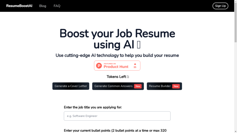 "A person holding a resume with ResumeBoostAI logo in the background"