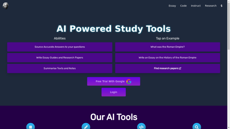 "Illustration of Rookih, an AI-powered virtual assistant for academic success"