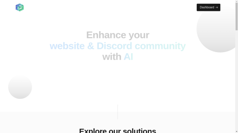 AI-Powered ChatBot for Websites and Discord