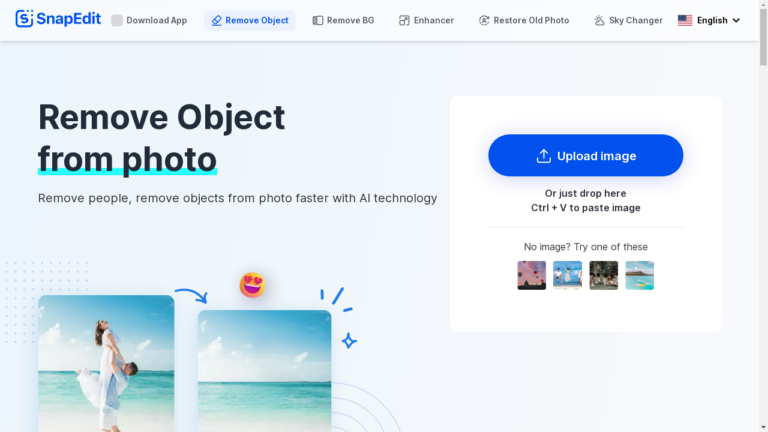 AI-powered photo editing with SnapEdit