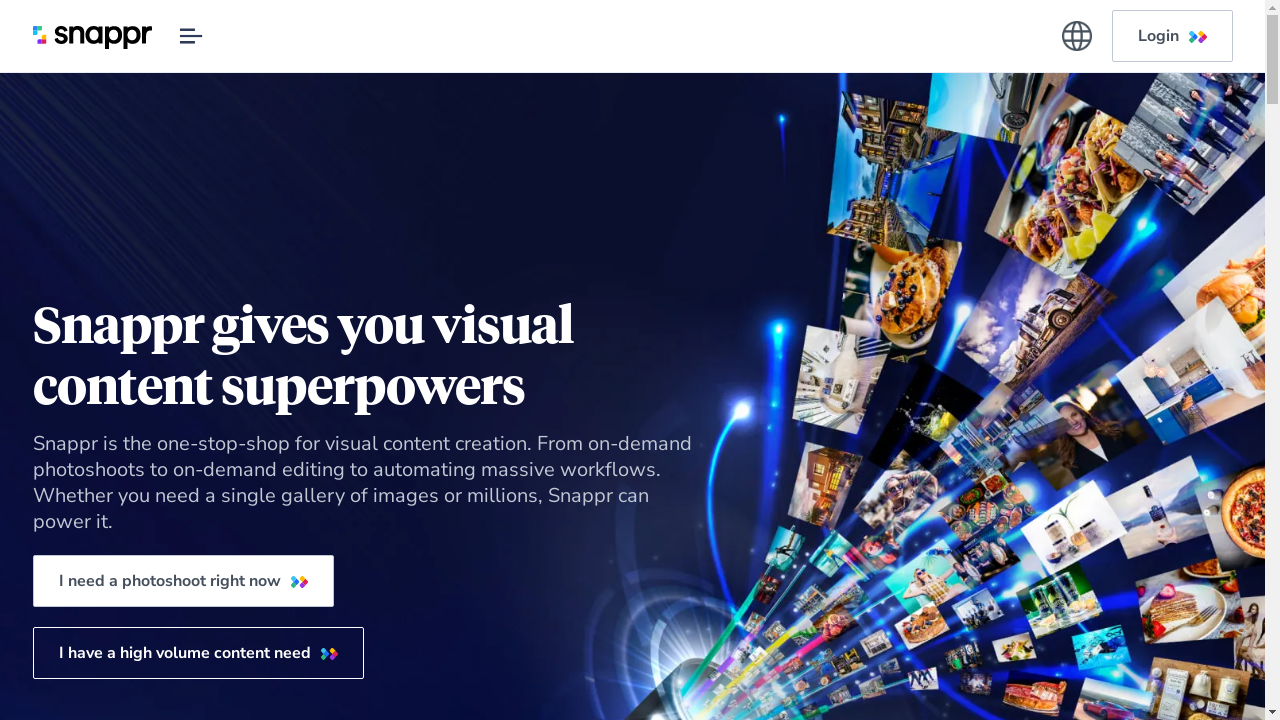 "AI-powered visual content creation with Snappr"