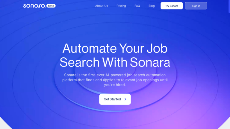 "Illustration of Sonara's AI-powered job search automation"