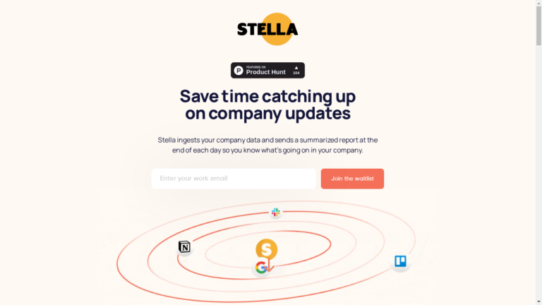 "Illustration of Stella, the AI tool that streamlines workflow and delivers daily summaries."