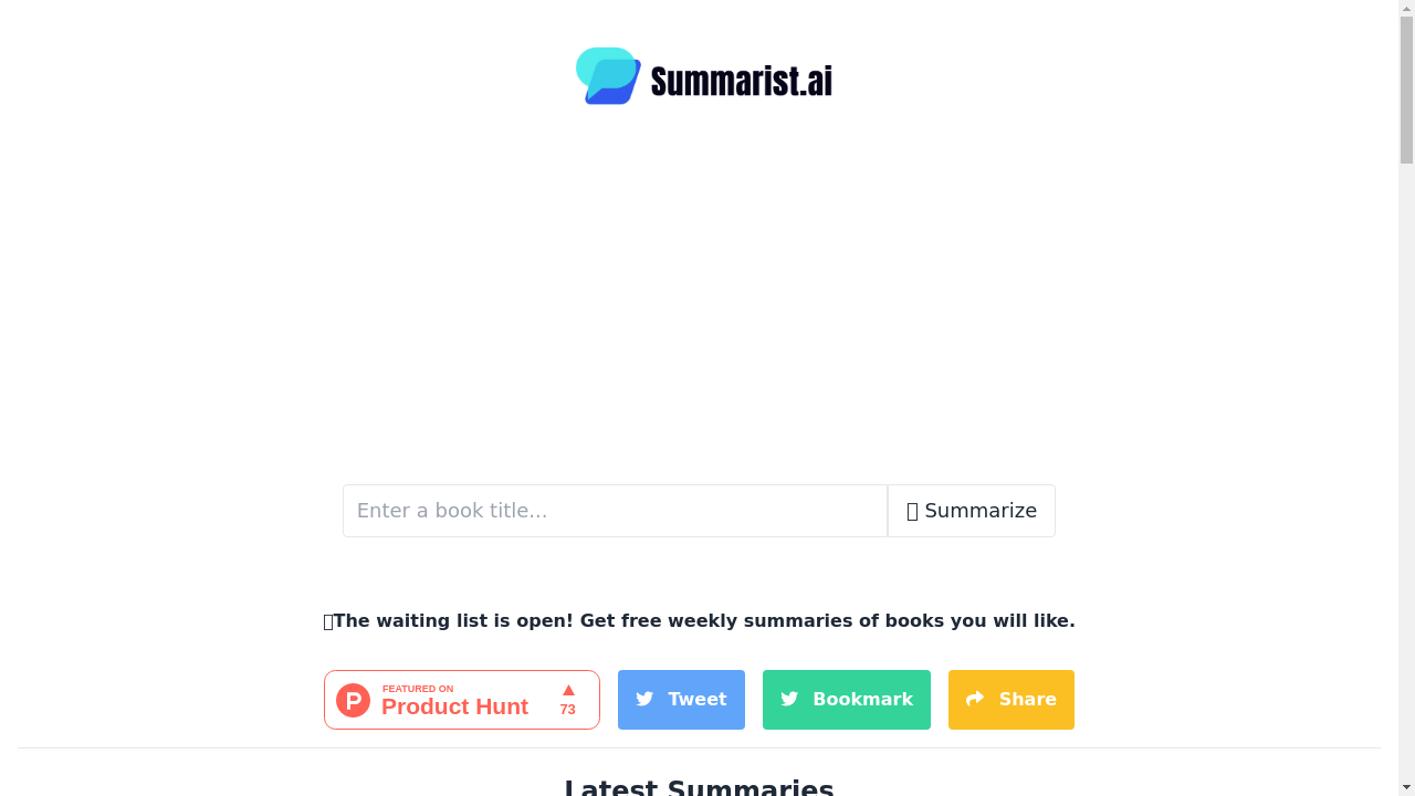 A person holding a book with Summarist.ai logo