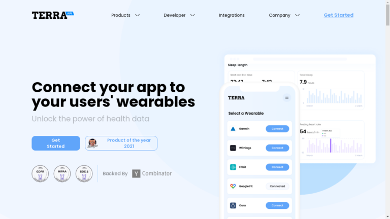 A developer using TERRA API to integrate wearables into a health and fitness app.