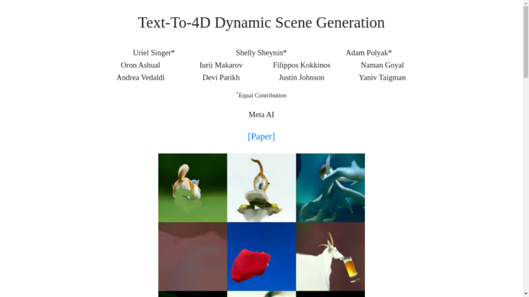 An individual using Text-To-4D to generate a dynamic scene from a text description.