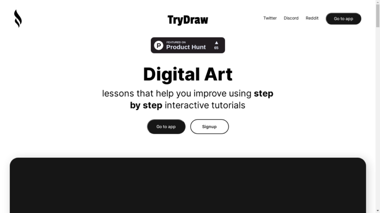 "Digital artist using TryDraw for step-by-step tutorials"