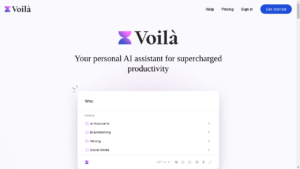 AI-powered productivity assistant, Voilà
