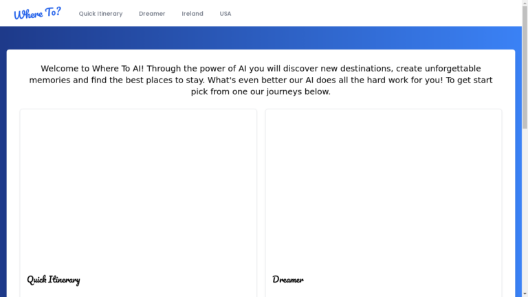 A screenshot of WhereToAI's user interface, showcasing its AI database and comparison tool.