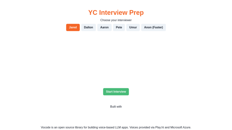 "A person using YCInterview.ai for interview practice"