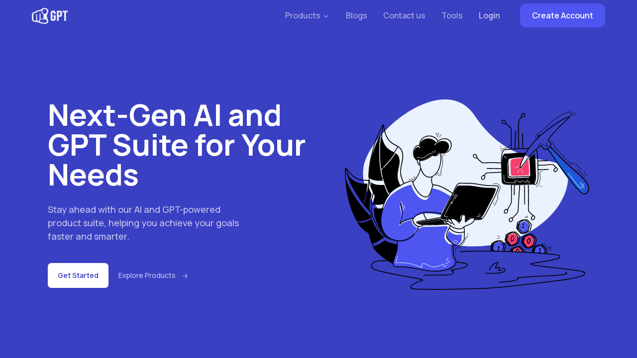 "Illustration of YourGPT AI suite"